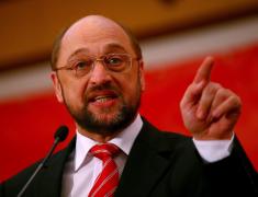 Predsednik Evropskega parlamenta Martin Schulz med obiskom v Sloveniji