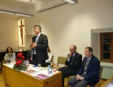 Dr. Milan Zver je bil gost okrogle mize z naslovom Krščanske vrednote v šolskem sistemu