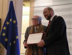 Boris Pahor prejel nagrado za Državljana Evrope