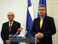Minister dr. Vinko Gorenak in evropski poslanec dr. Milan Zver