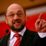 Predsednik Evropskega parlamenta Martin Schulz med obiskom v Sloveniji
