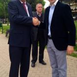 Zunanji minister Nikola Poposki se je zahvalil dr. Zveru za njegovo podporo Makedoniji v Evropskem parlamentu