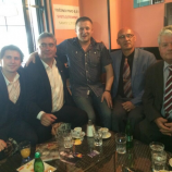 Pred odhodom v Kranj še kavica z lastnikom bara "Cokla" v centru Tržiča :) Pred odhodom v Kranj še kavica z lastnikom bara "Cokla" v centru Tržiča :)