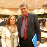 Šahovska prvakinja Judith Polgar in dr. Milan Zver Šahovska prvakinja Judith Polgar in dr. Milan Zver