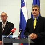 Minister dr. Vinko Gorenak in evropski poslanec dr. Milan Zver