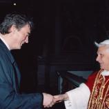 Dr. Milan Zver s papežem Benediktom XVI.